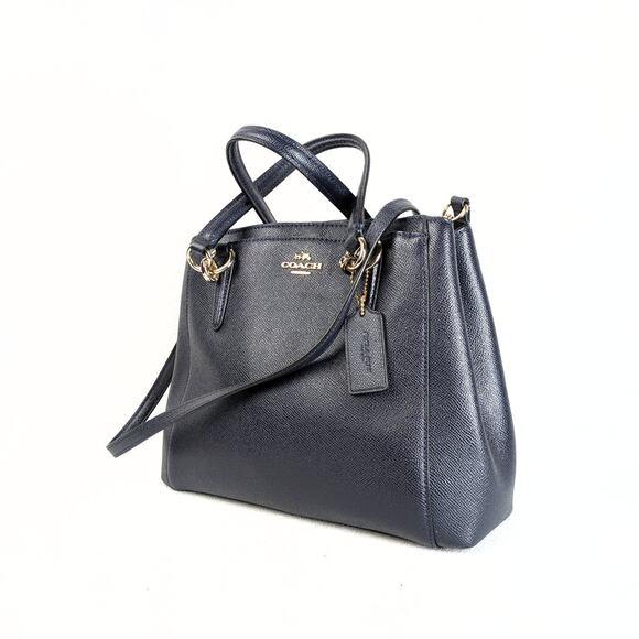 Pre-owned COACH Minetta Leather Crossbody Handbag - Picture 1 of 6